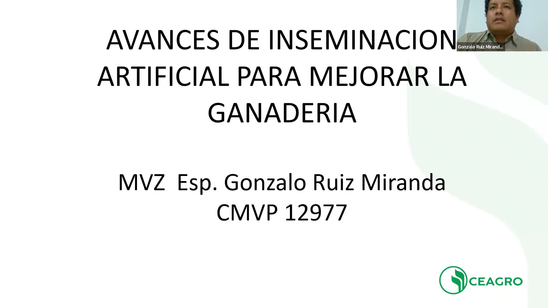 AVANCES DE INSEMINACIÓN ARTIFICIAL PARA MEJORAR LA GANADERIA 